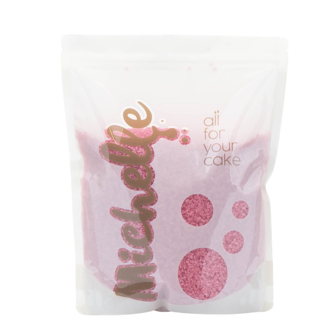Cukrový kryštál ružový 1kg