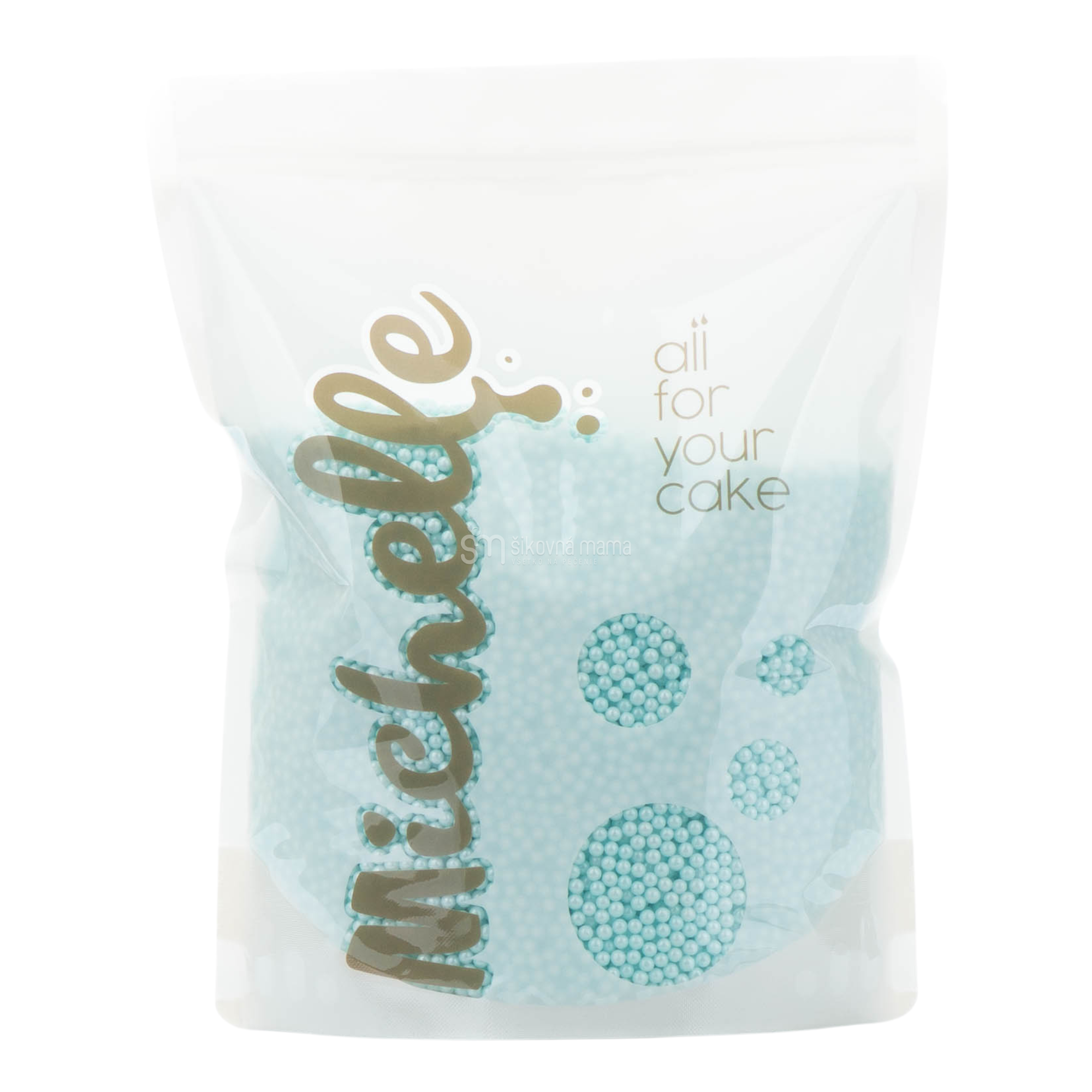 Cukrový posyp - Perly Baby blue 1kg