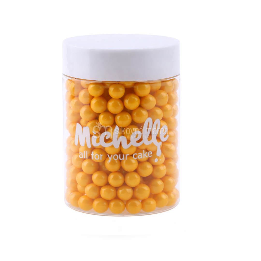 Cukrové perly Zlaté perleť 5mm 80g