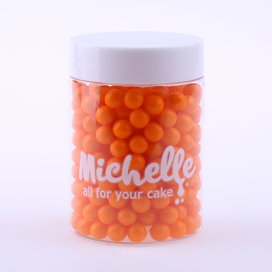 Cukrové perly Oranžové 5mm 80g