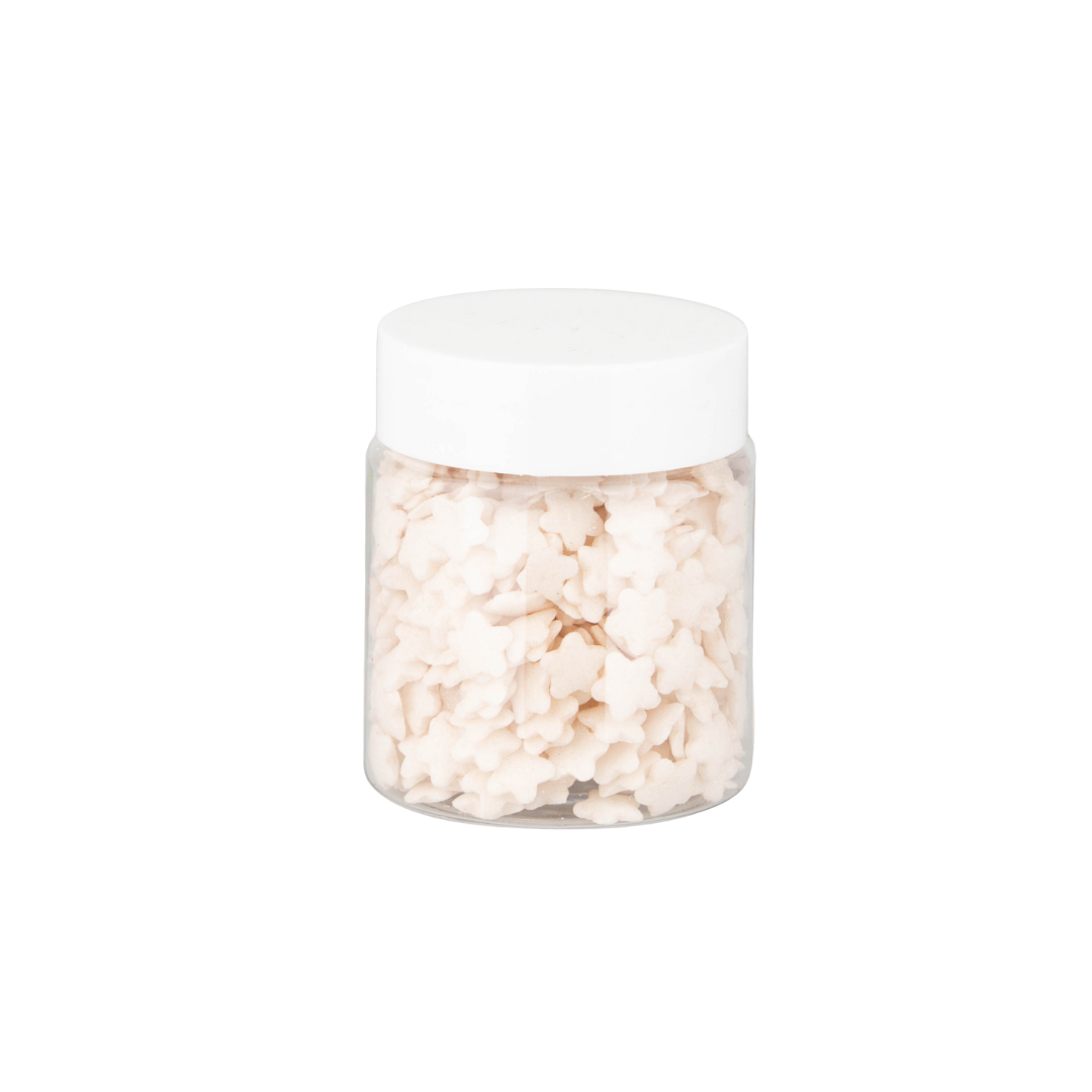 Cukrový posyp - Kvietky biele 40g