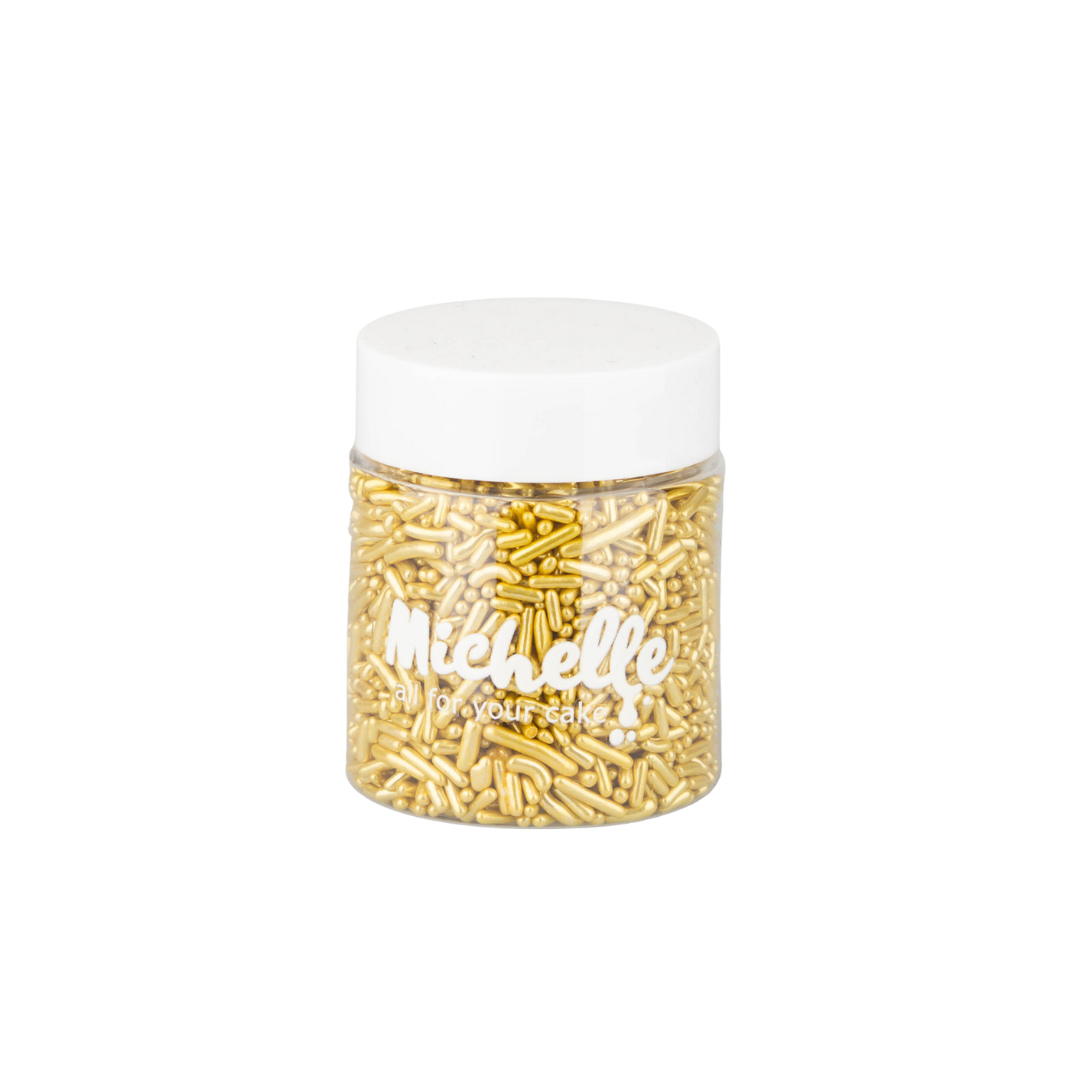 Cukrový posyp - Tyčinky zlaté REAL GOLD 40g