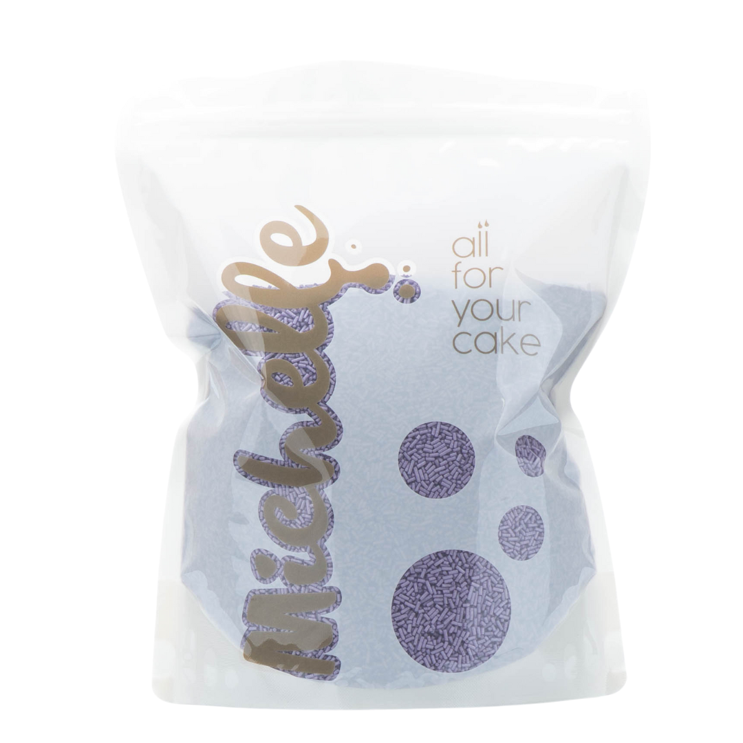 Cukrový posyp - Tyčinky fialové perleťové 1kg