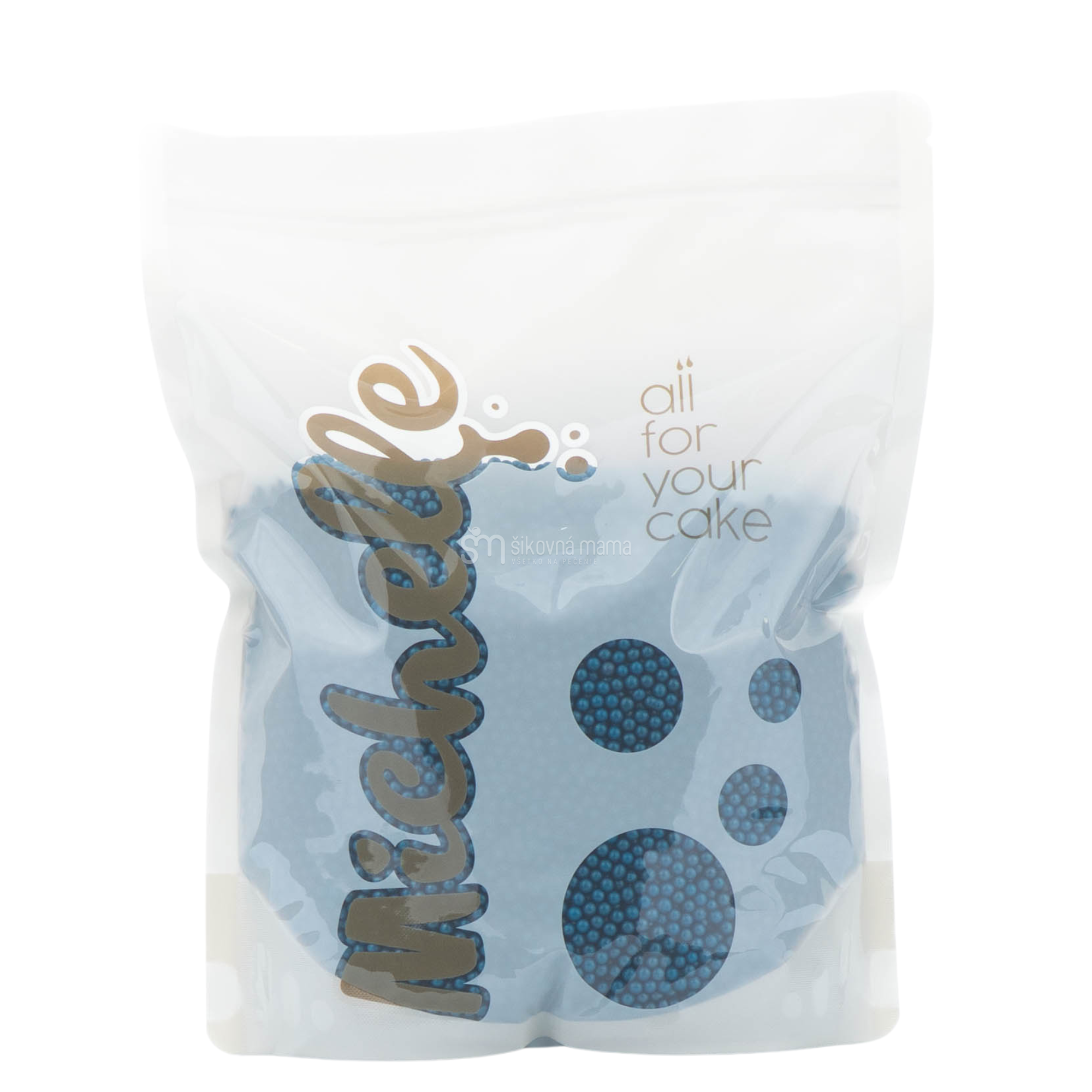 Cukrový posyp - Perly MIDNIGHT BLUE perleťové 4mm 1kg
