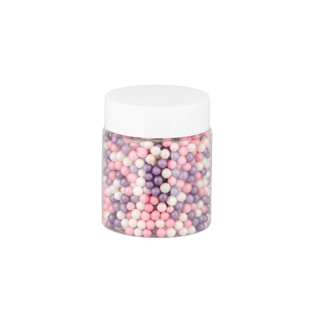 Cukrový posyp- Perly perleťové ICED PINK 45g