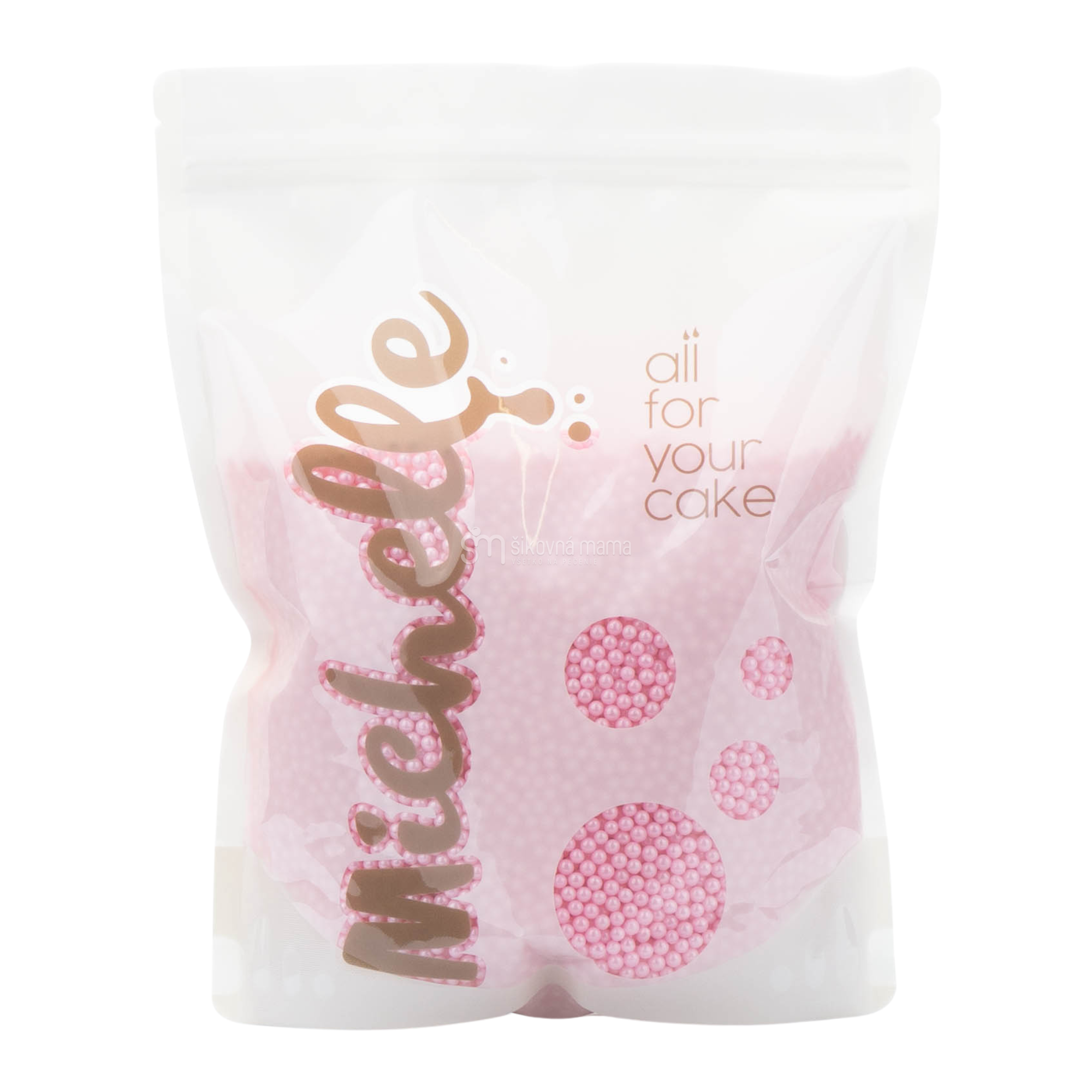 Cukrový posyp - Perly Baby pink 1kg