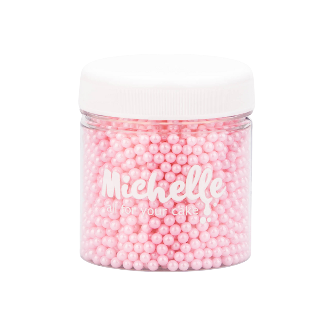 Cukrový posyp - Perly Baby pink 150g