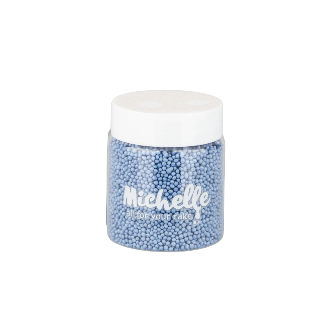 Cukrový posyp-Perleťový máčik INDIGO modrý 45g